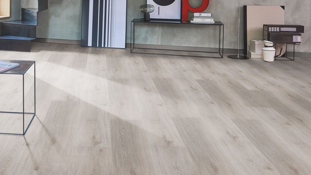 Vinyl Oak, 219x1209mm, Grey White Washed Laminate, Rustic Grade » ESB