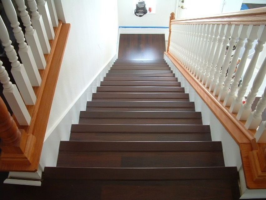how to fit laminate flooring on the stairs