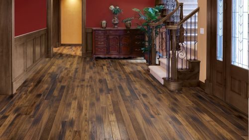 How Is Smoked (Fumed) Oak Flooring Done? dark-wood-flooring