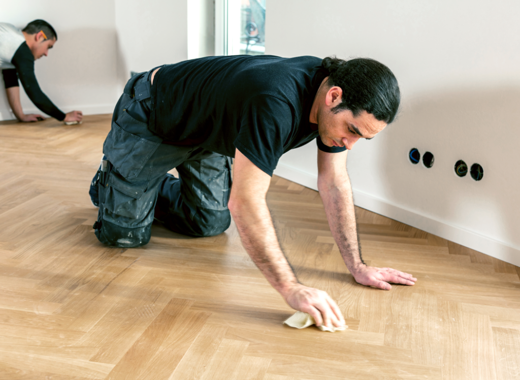 repair an oiled wooden floor